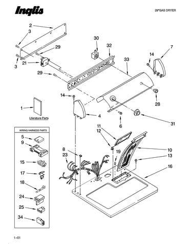 Top and console parts