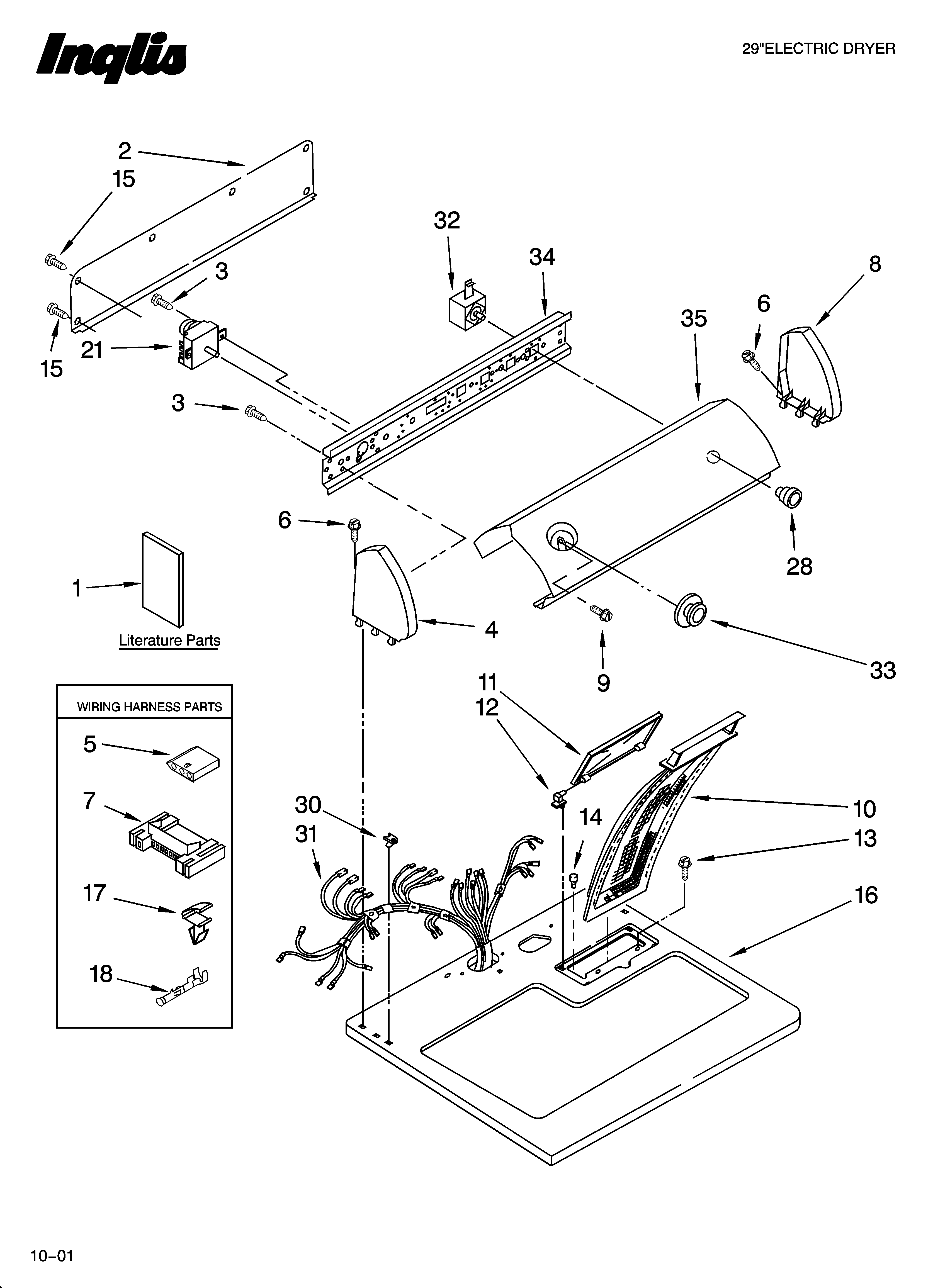 Top and console parts