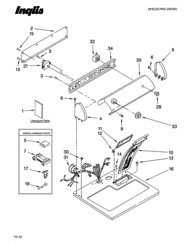 Top and console parts
