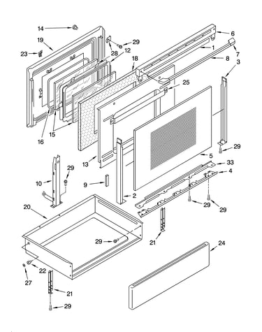 Door and drawer parts