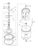Agitator, basket and tub parts