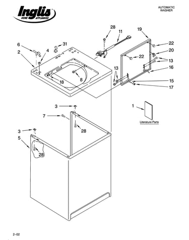 Top and cabinet parts