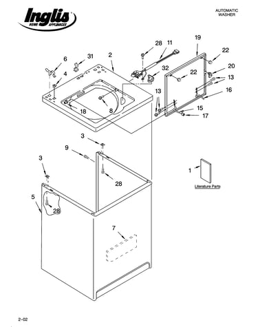 Top and cabinet parts
