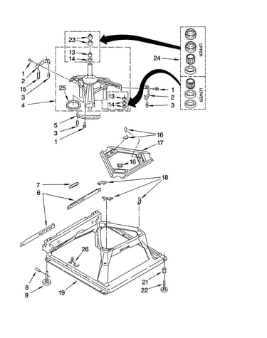 Machine base parts