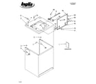 Inglis IM43000 top and cabinet parts diagram
