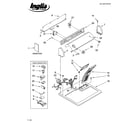 Inglis IM70000 top and console parts diagram