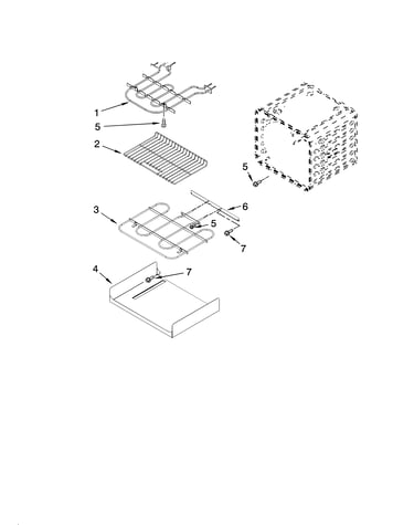 Internal oven parts