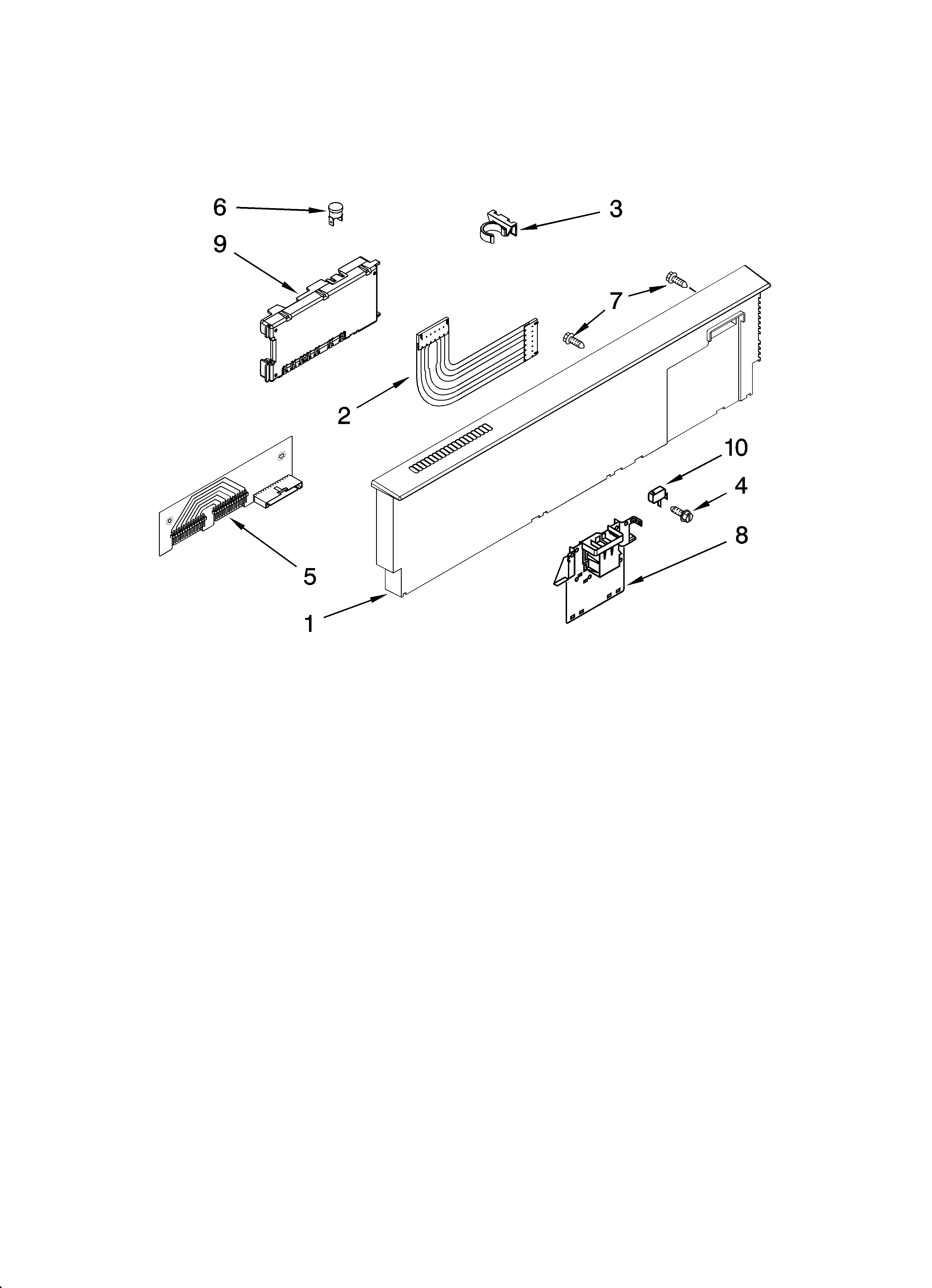 Control panel parts