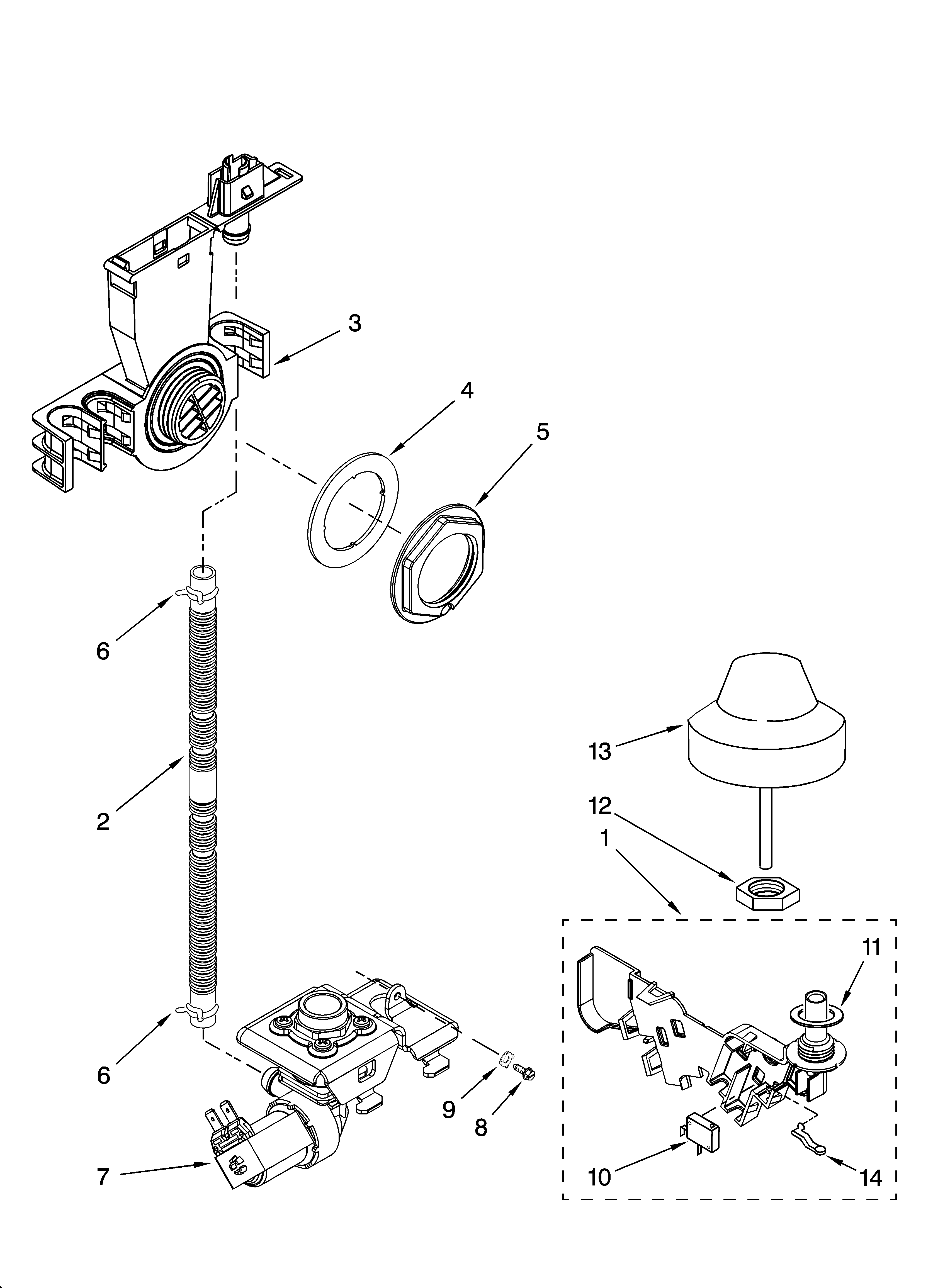 Fill and overfill parts