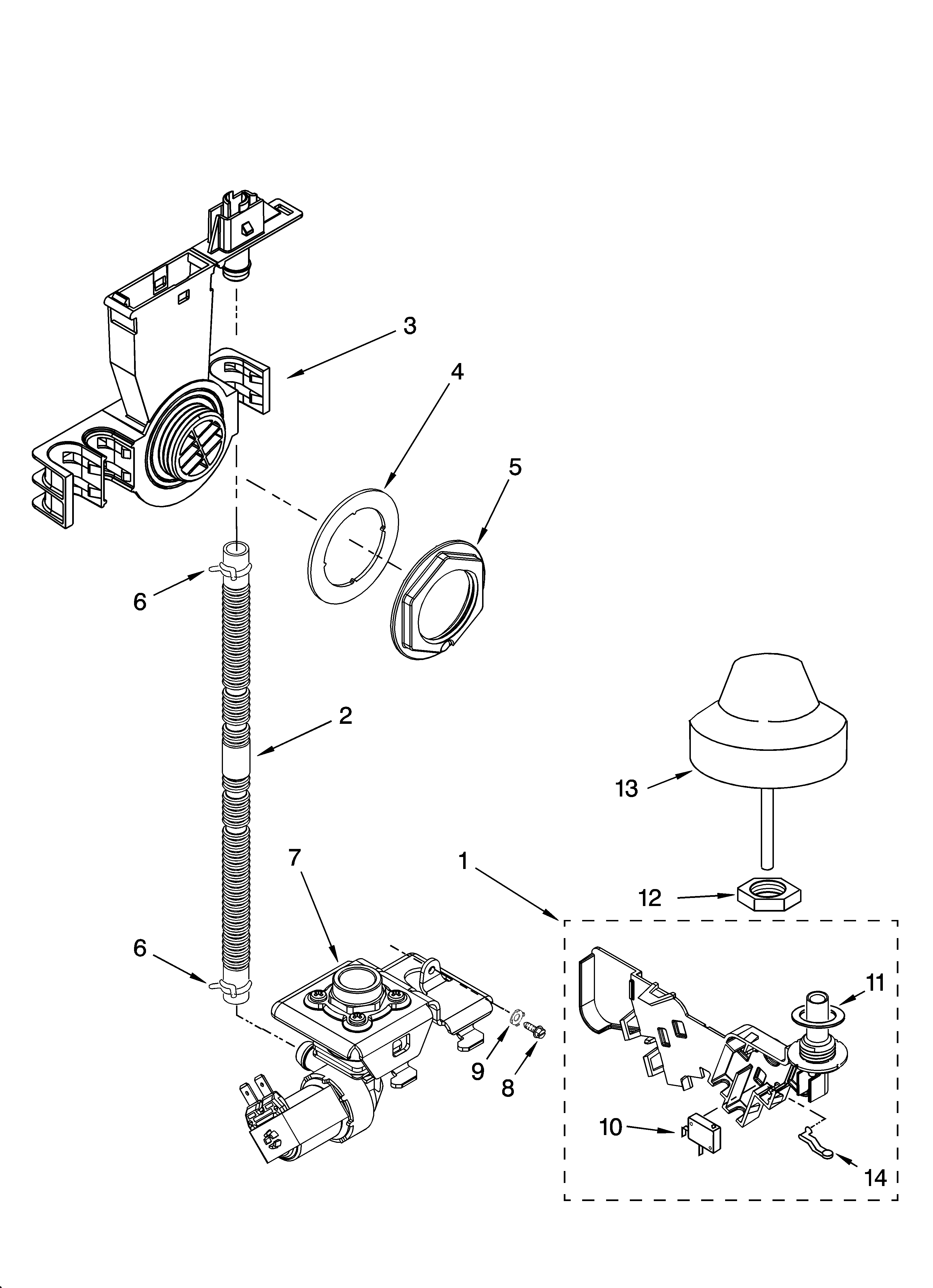 Fill and overfill parts