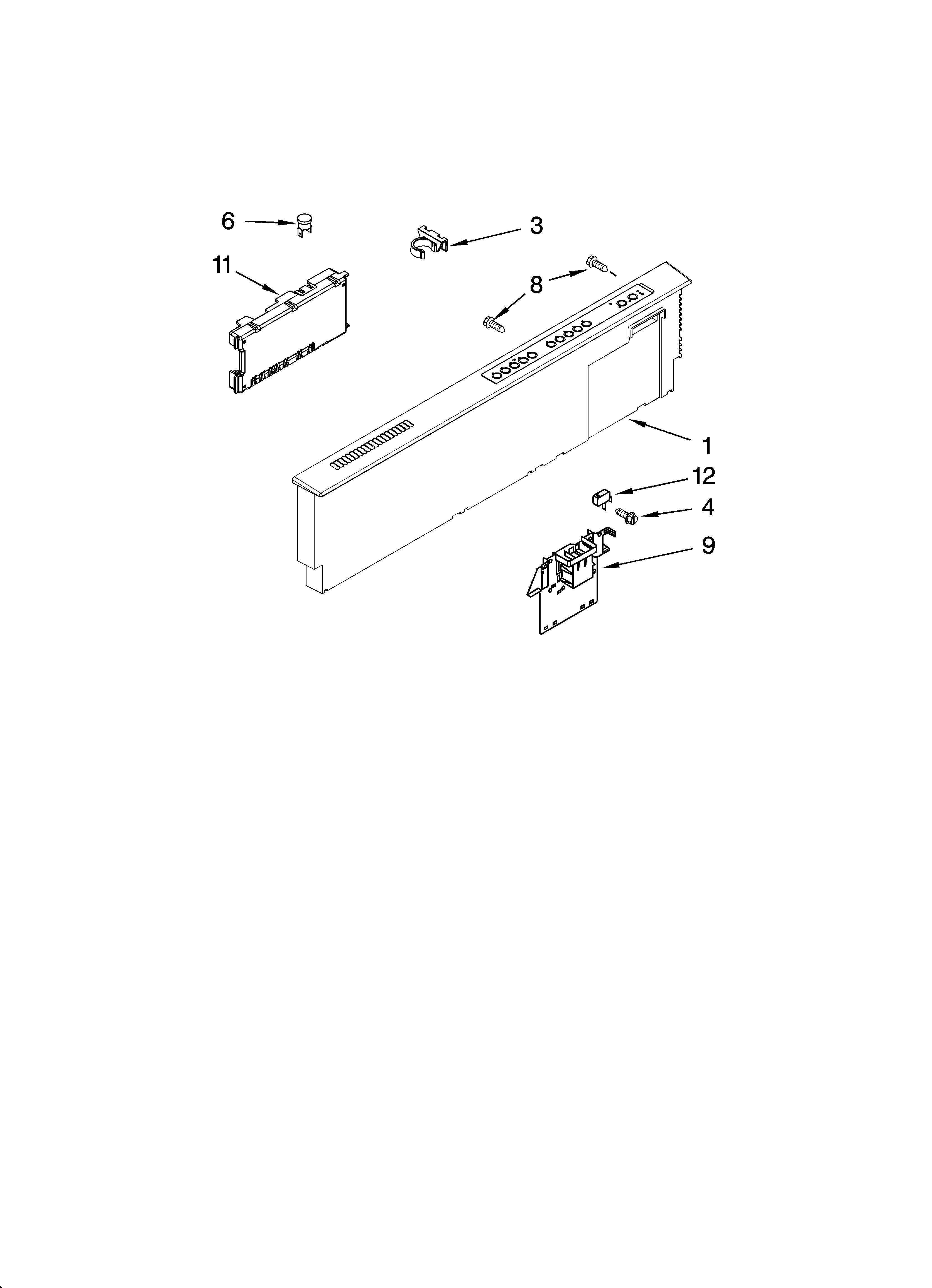 Control panel parts