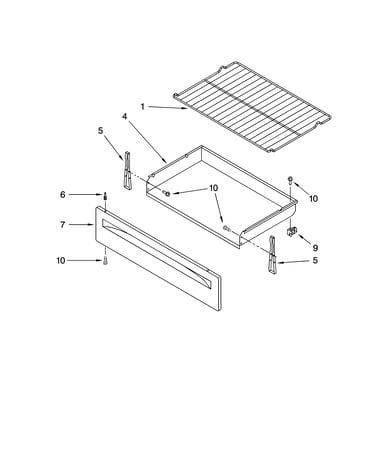 Drawer & broiler parts