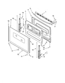 Door parts, optional parts (not included)