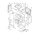 Whirlpool RF260BXSW1 chassis parts diagram