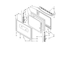 Whirlpool RF260BXSW1 door parts, optional parts (not included) diagram