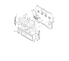 Whirlpool RF261PXST1 control panel parts diagram