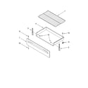 Whirlpool RF261PXSW1 drawer & broiler parts diagram