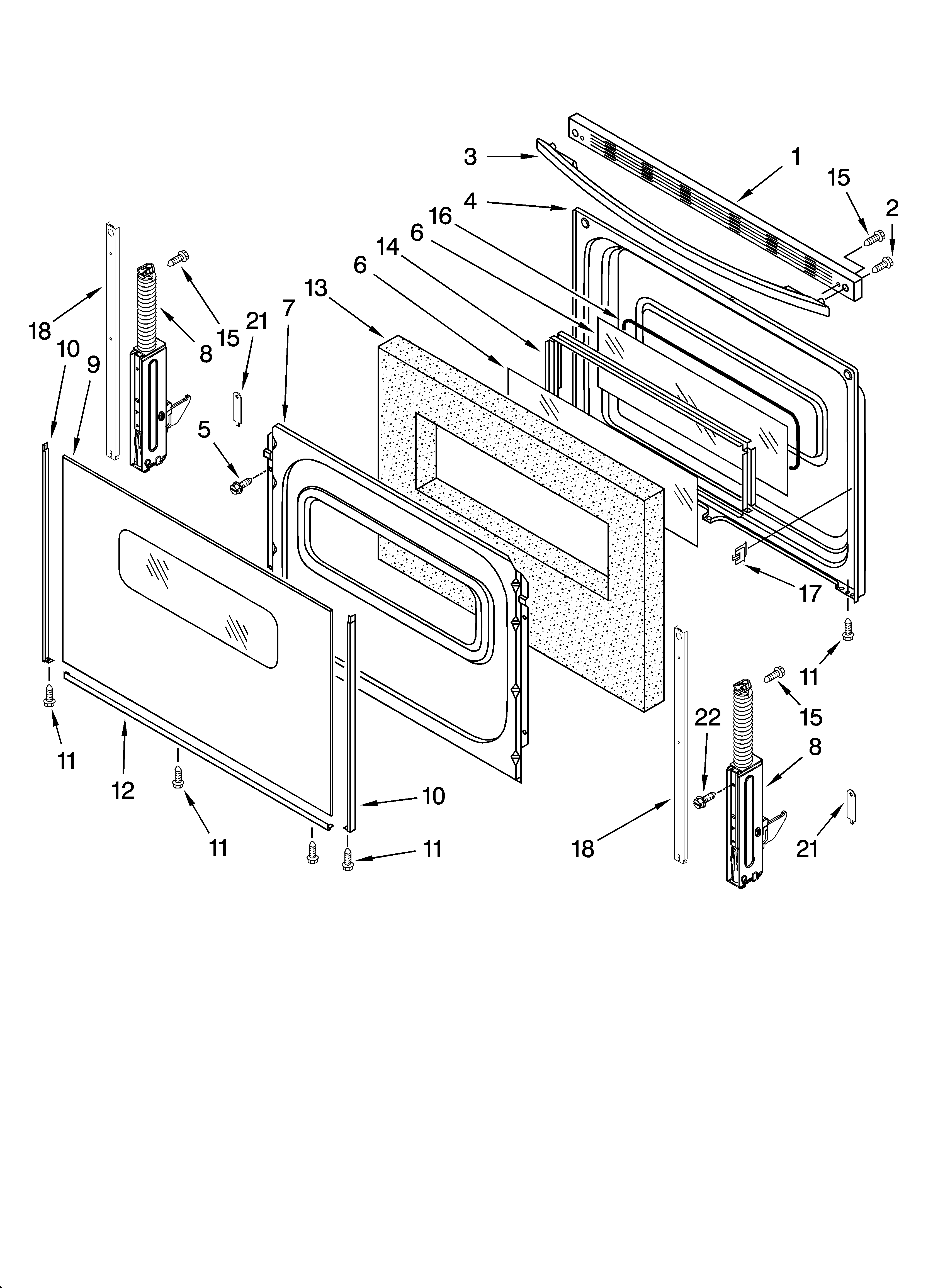 DOOR PARTS, OPTIONAL PARTS (NOT INCLUDED)