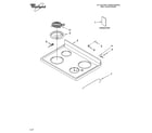 Whirlpool RF264LXST1 cooktop parts diagram