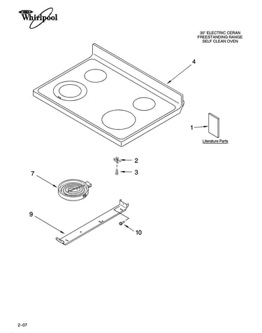 Cooktop parts