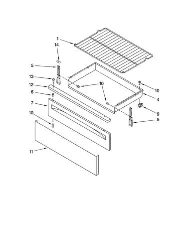 Drawer & broiler parts