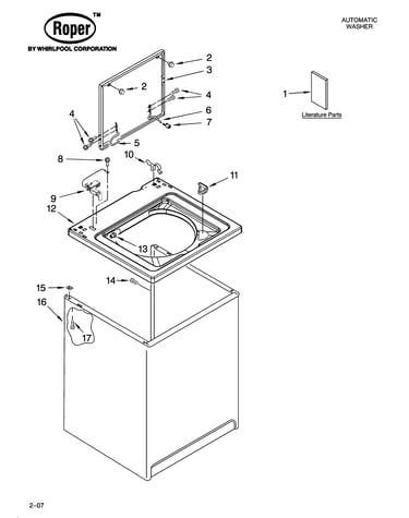 Top and cabinet parts