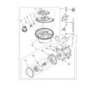 Roper RUD8050SD1 pump and motor parts diagram