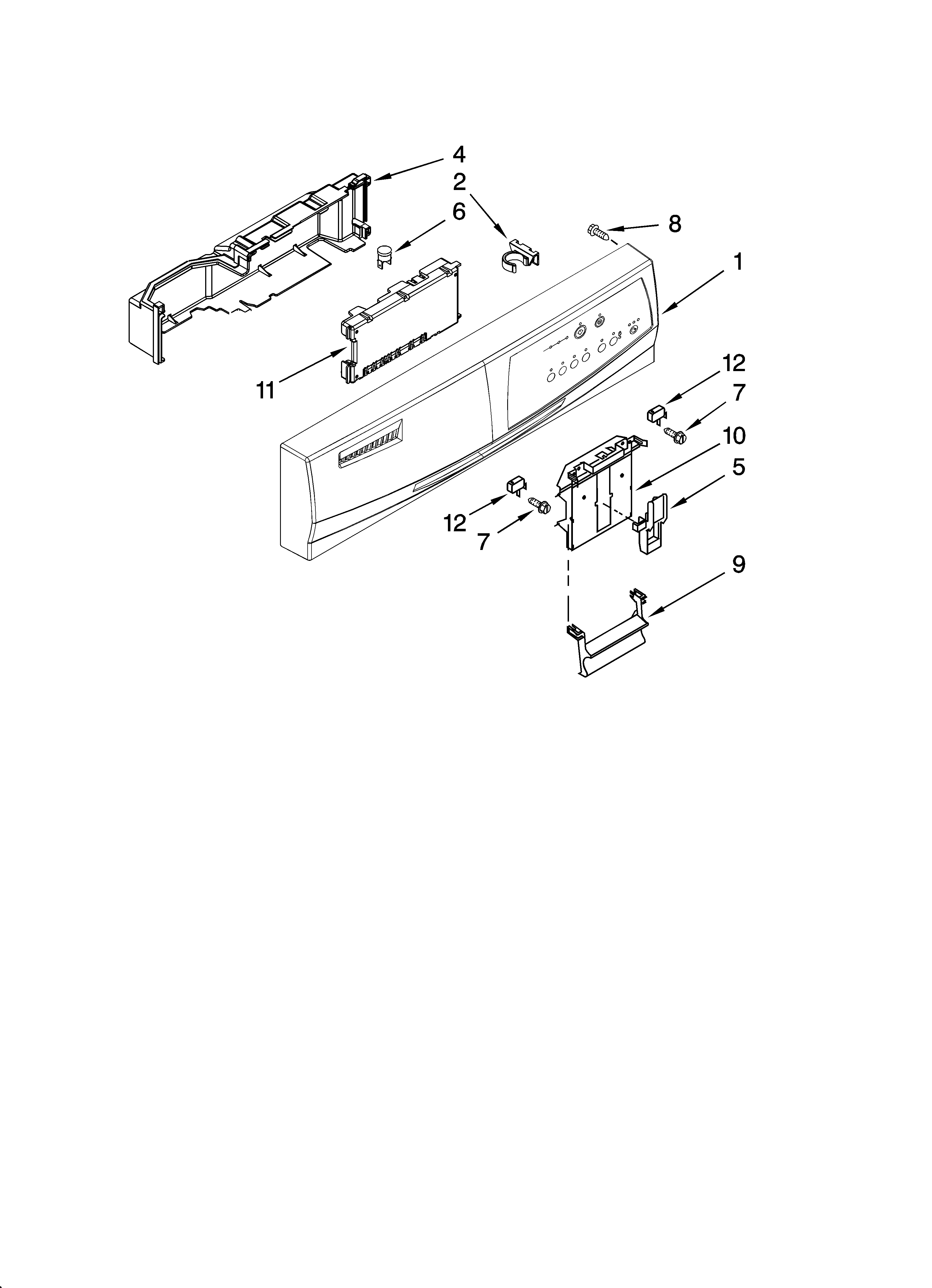 Control panel parts