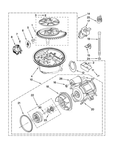 Pump and motor parts