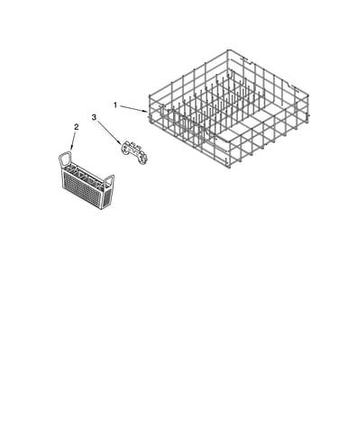 Lower rack parts, optional parts (not included)