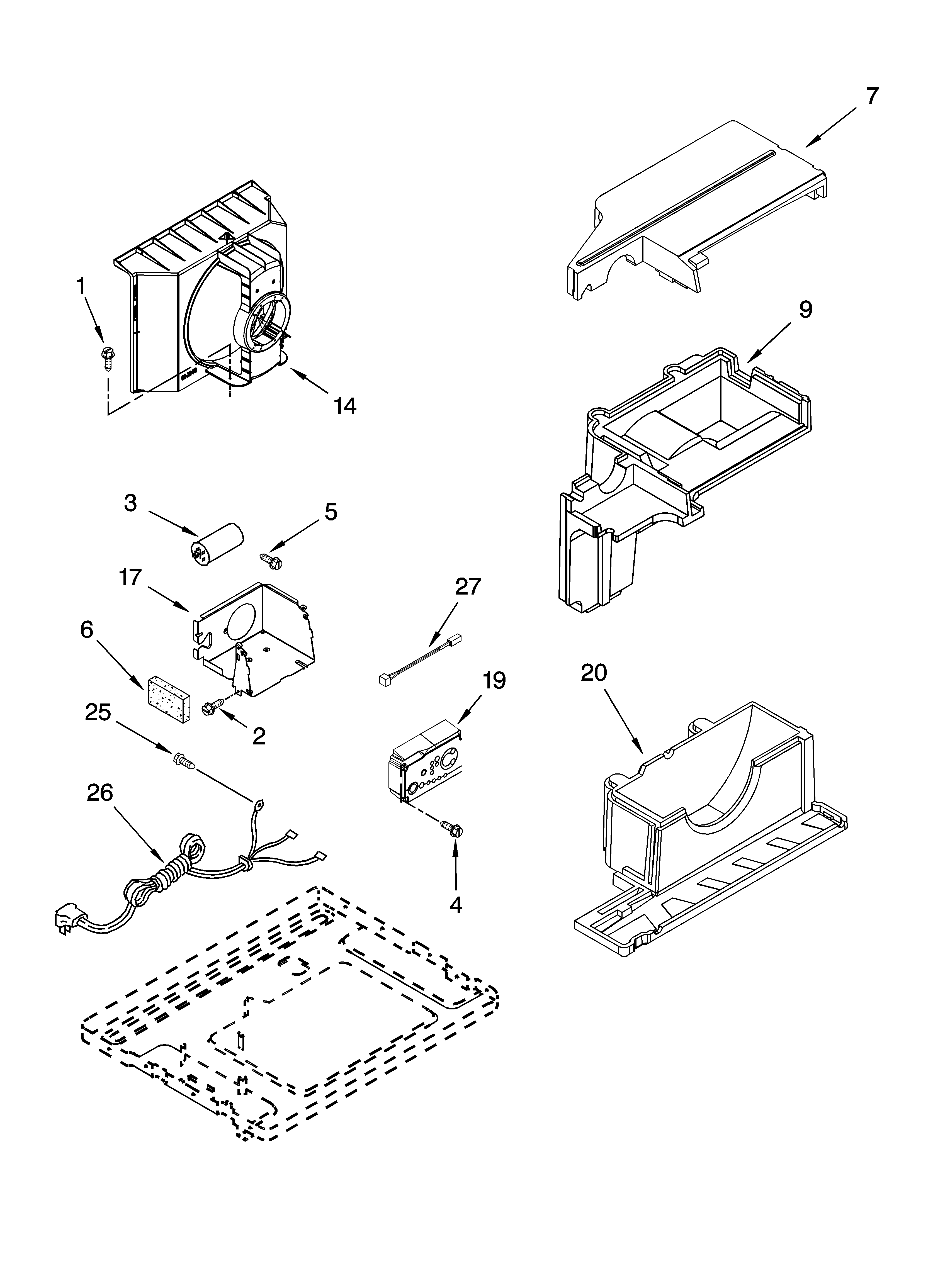 Air flow and control parts