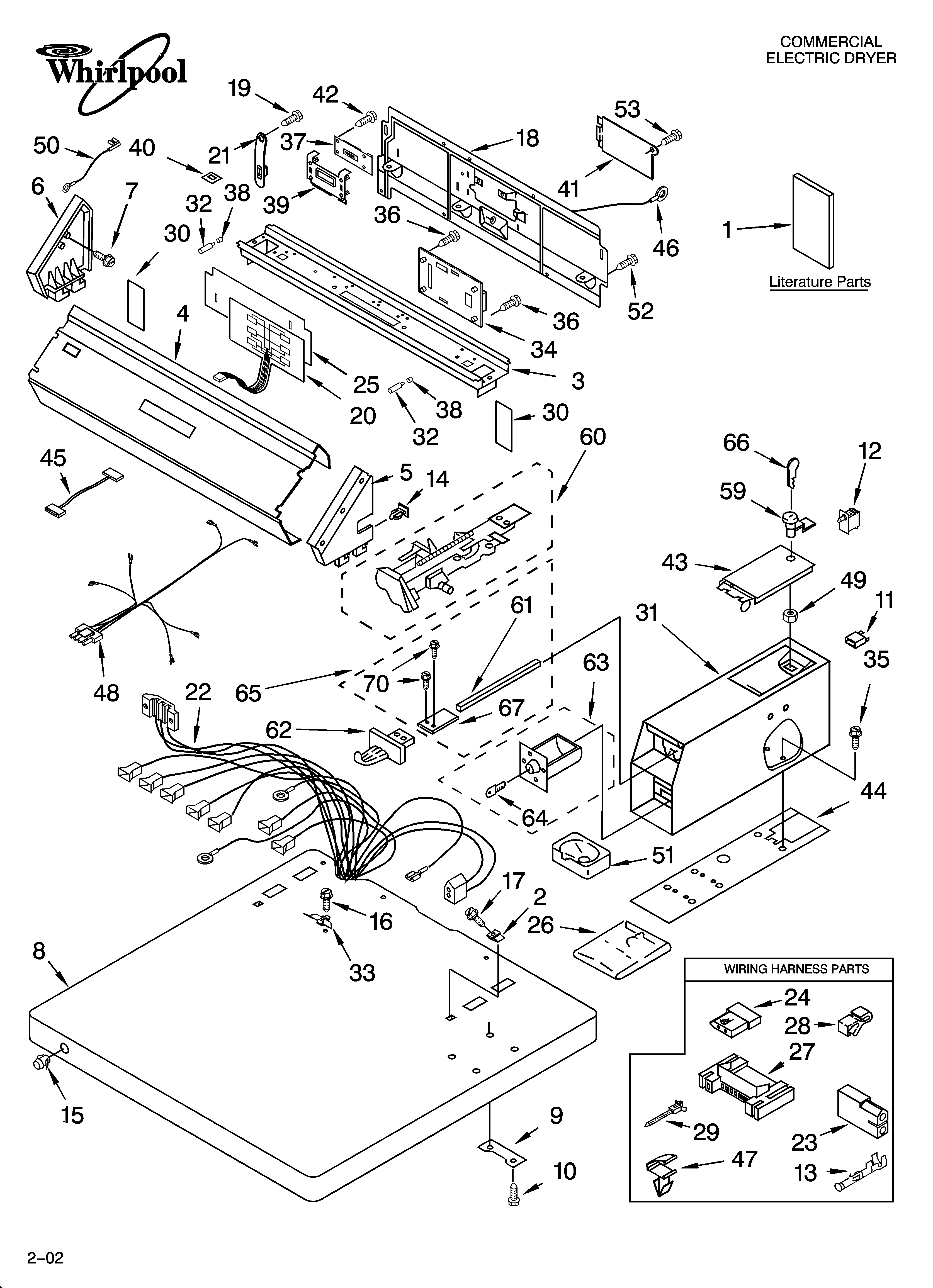 Top and console parts