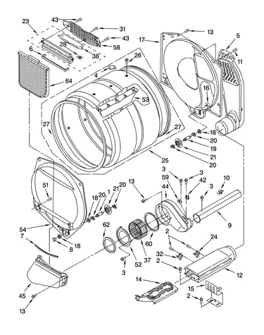 Bulkhead parts, optional parts (not included)