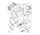 Whirlpool YCEE2760KQ1 bulkhead parts, optional parts (not included) diagram