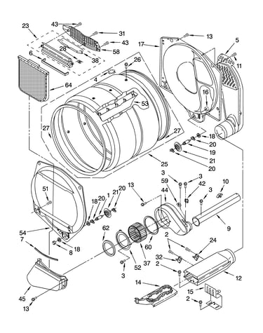 Bulkhead parts, optional parts (not included)