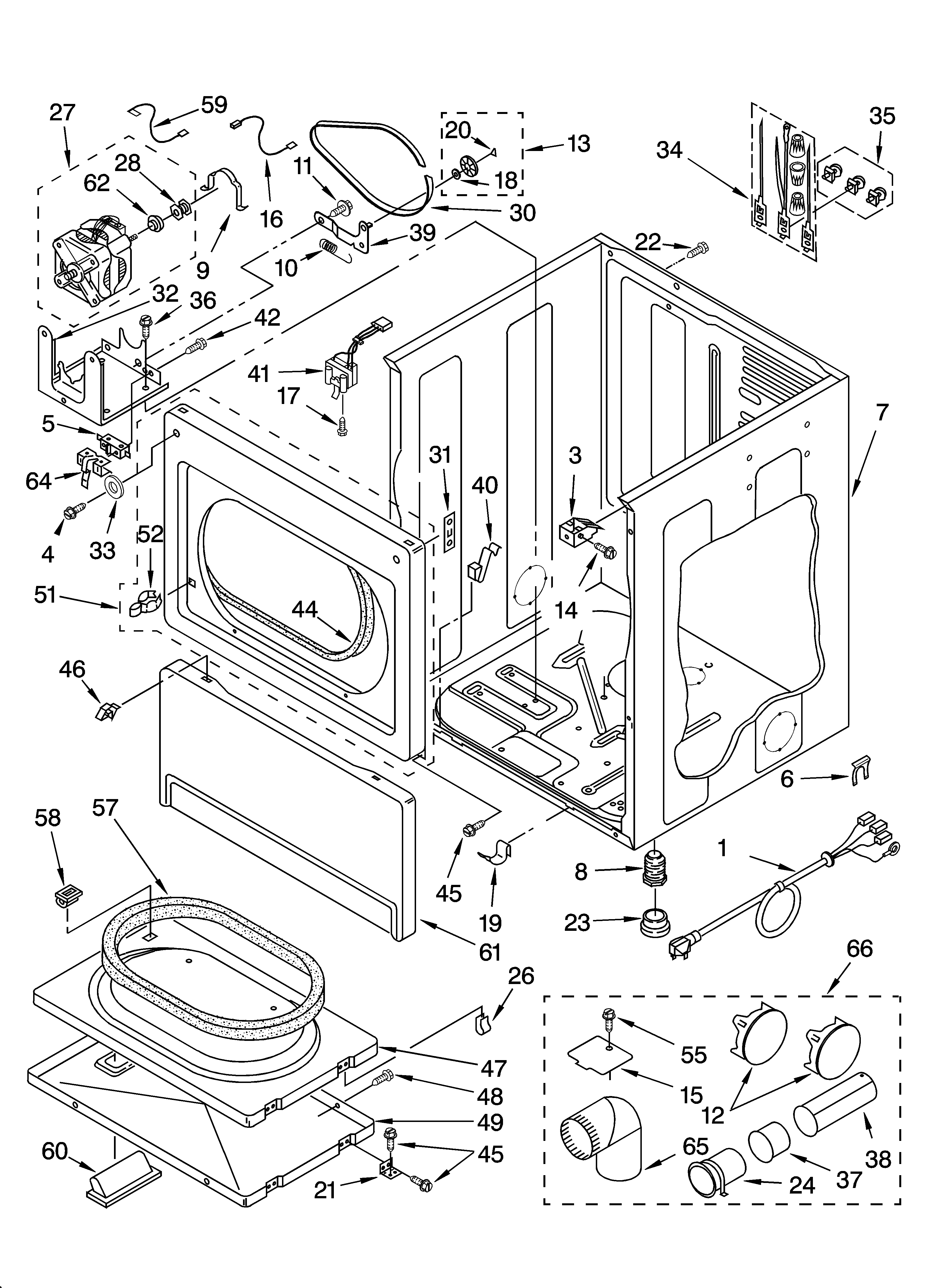 Cabinet parts