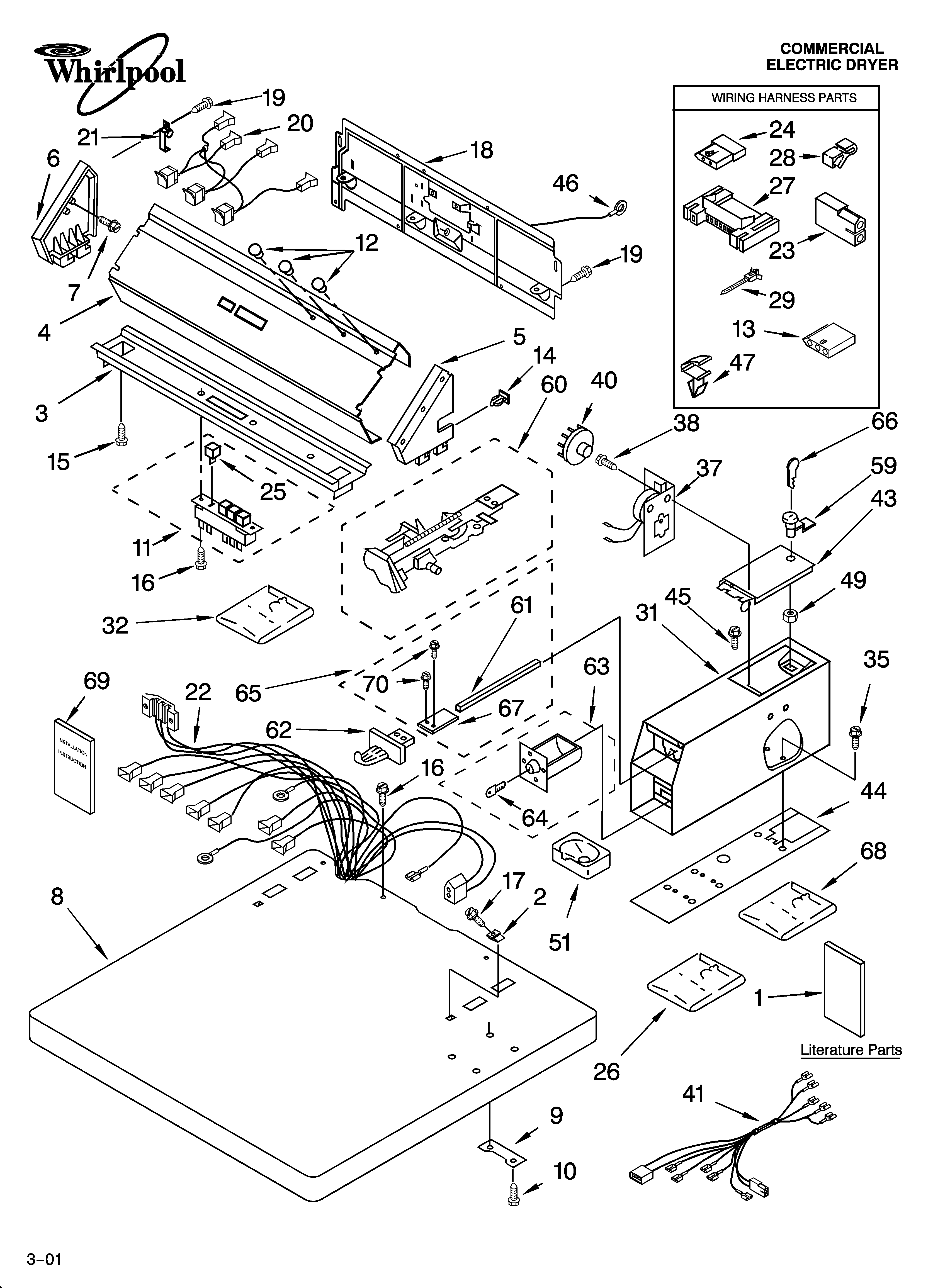 Top and console parts