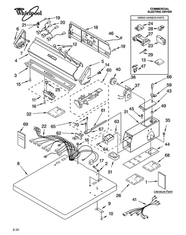Top and console parts