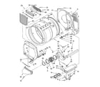 Whirlpool YCEM2760KQ0 bulkhead parts diagram