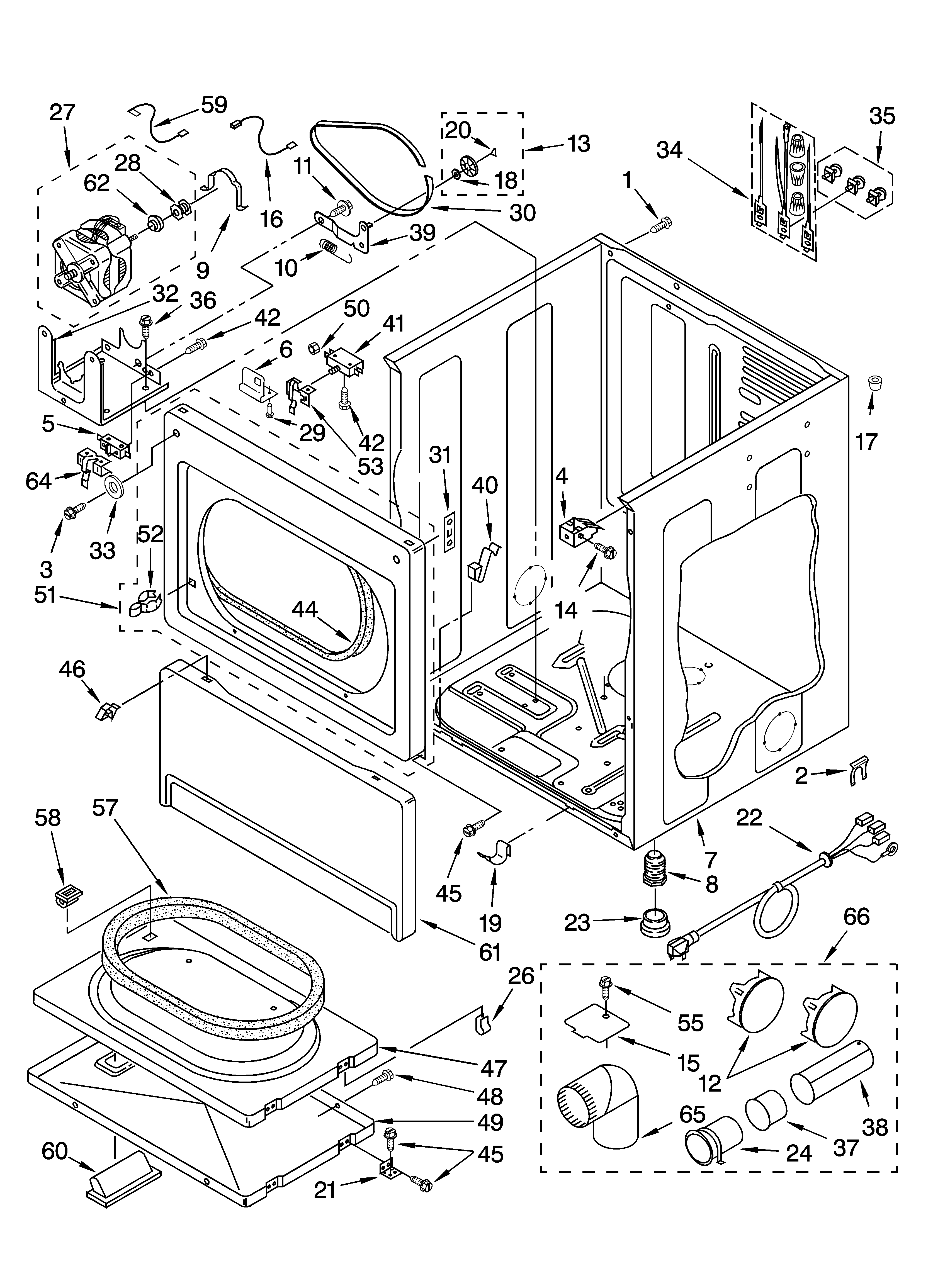 Cabinet parts