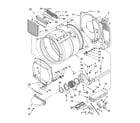 Whirlpool YCEM2760KQ1 bulkhead parts, optional parts (not included) diagram