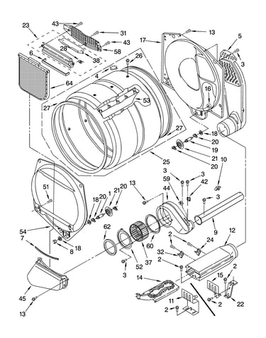 Bulkhead parts, optional parts (not included)
