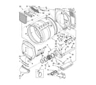 Whirlpool YGEQ9800LW0 bulkhead parts diagram