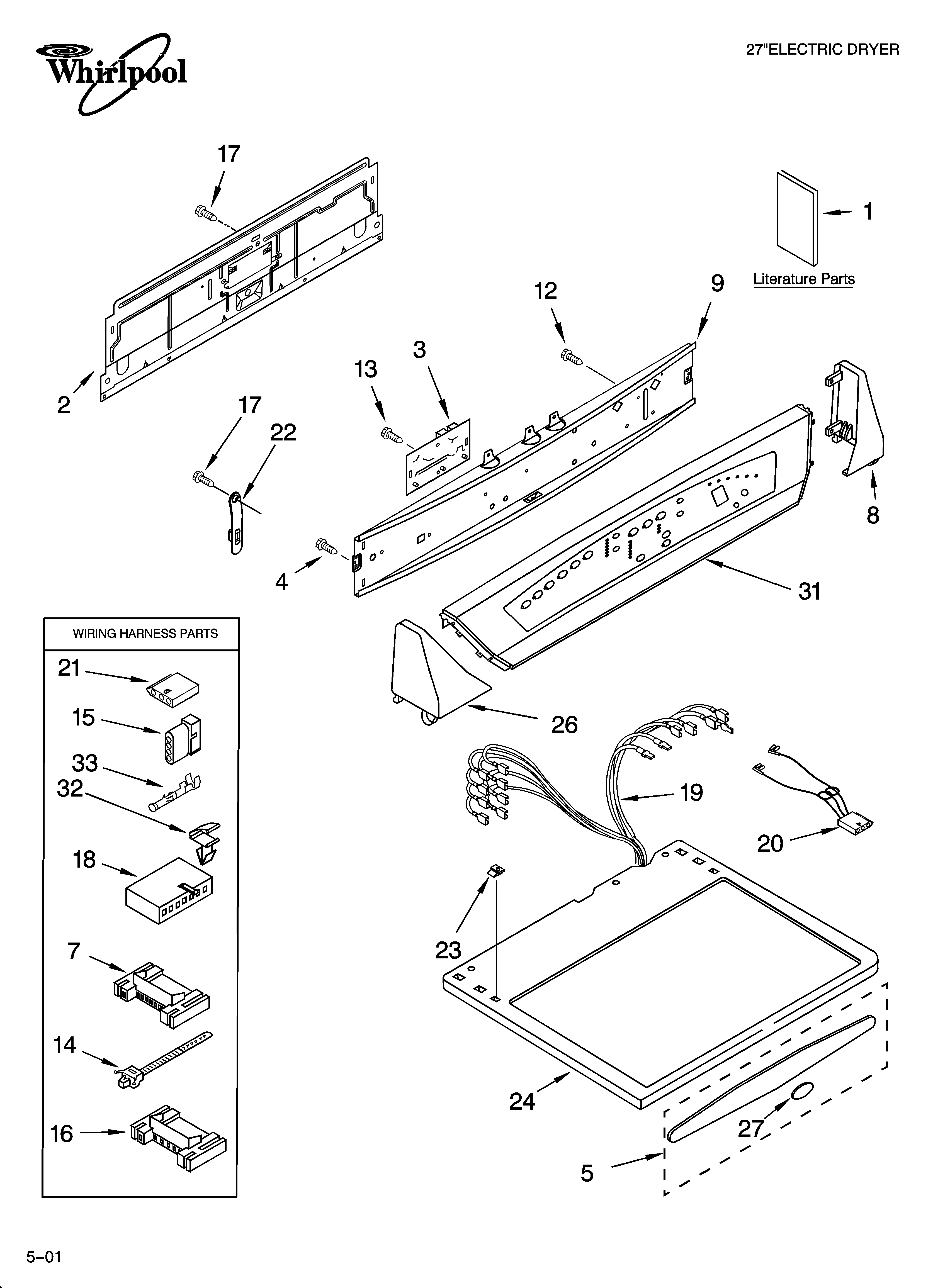 Top and console parts