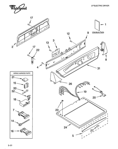 Top and console parts