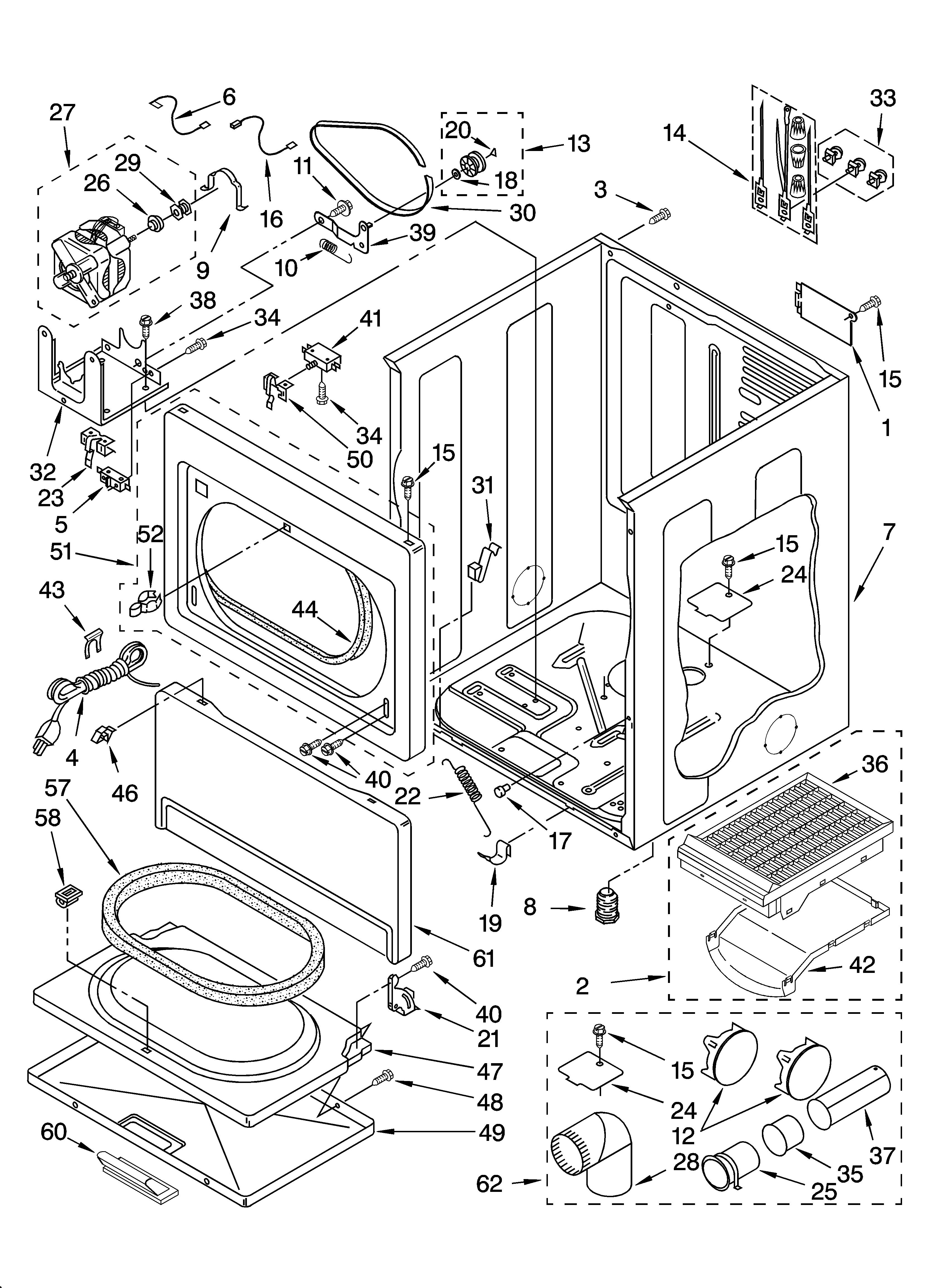 Cabinet parts