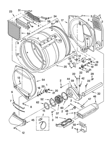 Bulkhead parts, optional parts (not included)