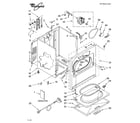 Whirlpool YGEX9868JQ1 cabinet parts diagram
