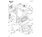 Whirlpool YGEX9868JQ2 cabinet parts diagram