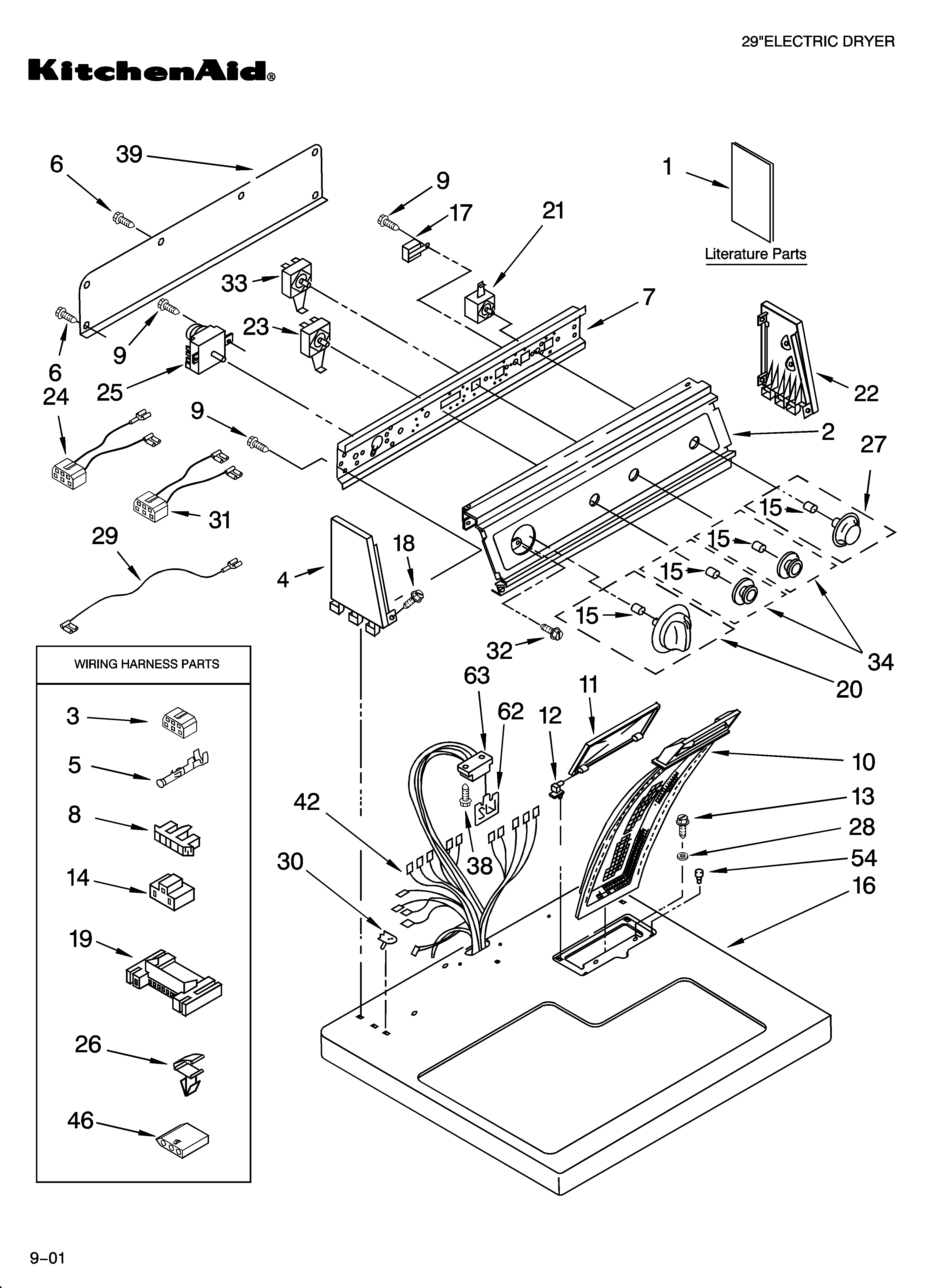 Top and console parts